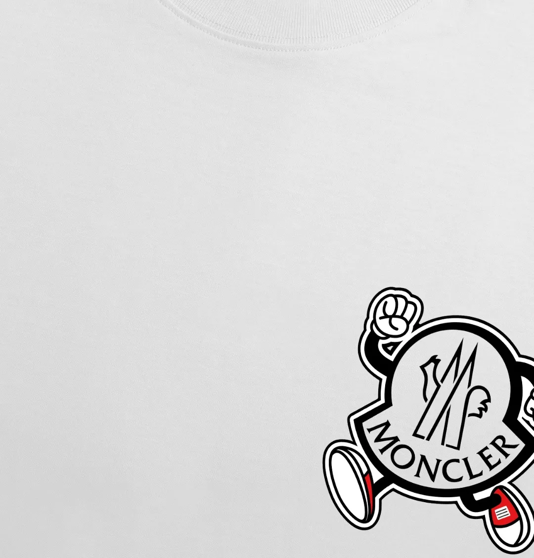 《Moncler~ 》2024New Arrival Quality T , Versatile Quality ！ ‼ 32 250G ‼ ， ， ， ， T 🤪 Sizes：S-M-L-XL-2XL ：Black White 、 Same Style